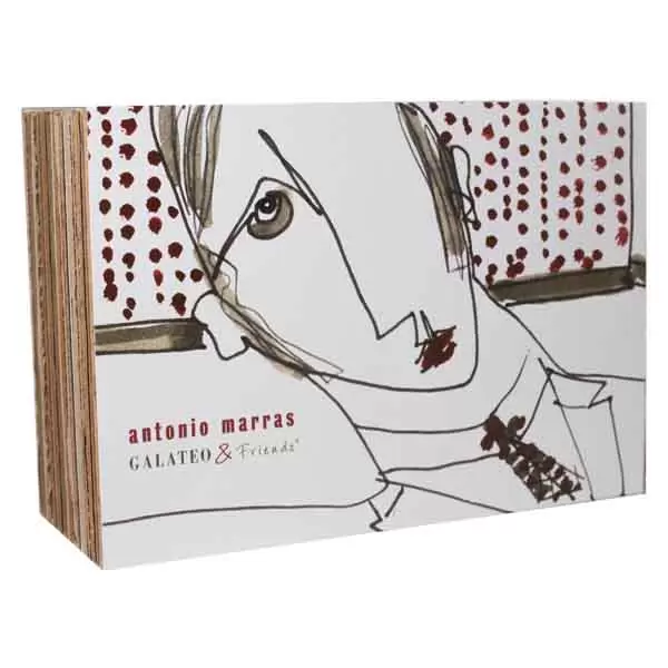 Galateo & Friends x Antonio Marras, Extra Virgin Olive Oil Taggiasca 250ml + Balsamic Vinegar 250ml Gift Set - Image 2