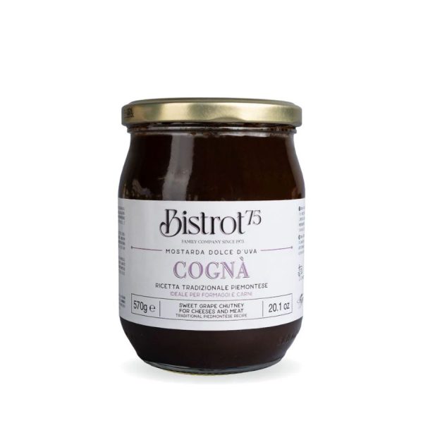 Bistrot 75, Cogna' Sweet Grape Chutney 甜葡萄果醬 570g