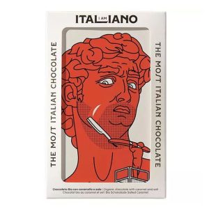 I am Italiano, Art - David, Organic Chocolate with Caramel and Salt 有機焦糖鹽朱古力 50g
