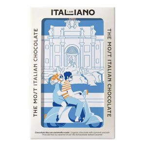 I am Italiano, Sweet Life - Rome, Organic Chocolate with Caramel and Salt 有機焦糖鹽朱古力 50g