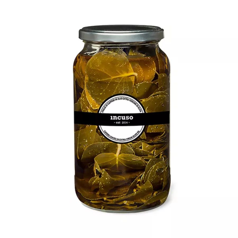 Incuso, Caper Leaves in Extra Virgin Olive Oil 特級初榨橄欖油泡刺山柑葉 900ml