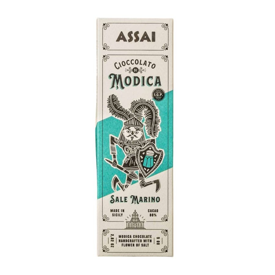 Assai, Modica IGP Chocolate with Sea Salt 莫迪卡IGP海鹽朱古力 80g