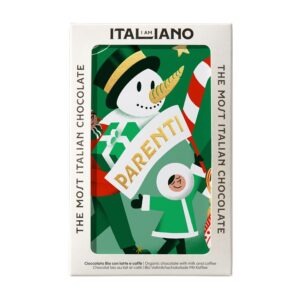 I am Italiano, Christmas - Parenti, Organic Chocolate with Milk and Coffee 有機咖啡牛奶朱古力 50g