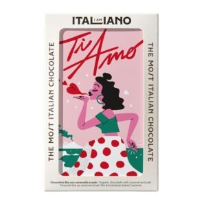 I am Italiano, Valentine - I Love You, Organic Chocolate with Caramel and Salt 有機焦糖鹽朱古力 50g